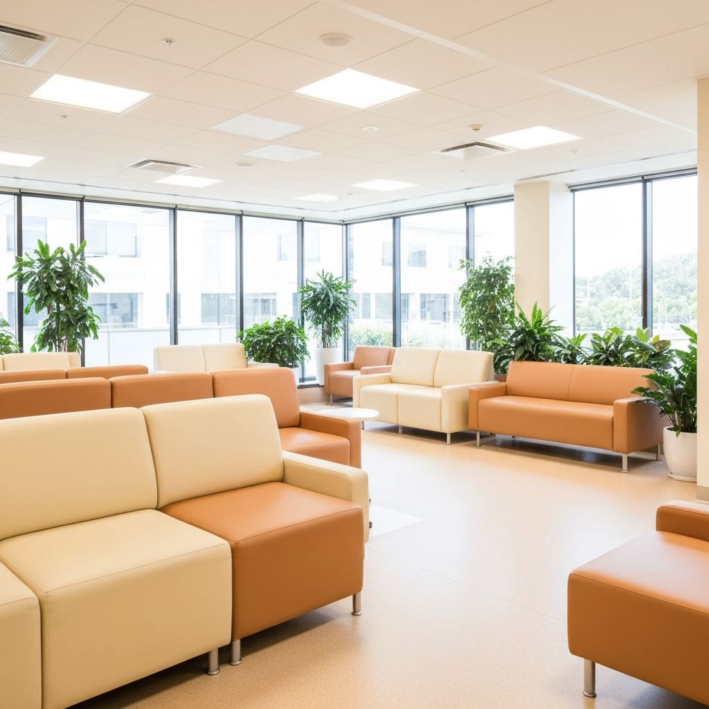 Welcoming reception and waiting area inside Maryborough Family Medical Practice
